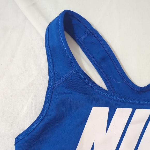 Nike Sports Bra, Color Blue, Size S - Picture 3 of 12